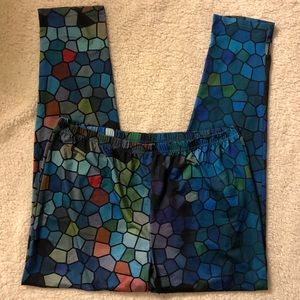 Multicolor Leggings 1x/2x